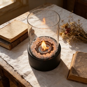 <span class=keywords><strong>Caminetto</strong></span> a etanolo portatile da tavolo, senza installazione, senza fumo, combustione pulita, per casa, patio, bar, decorazione per feste, riscaldamento - Product Image 3