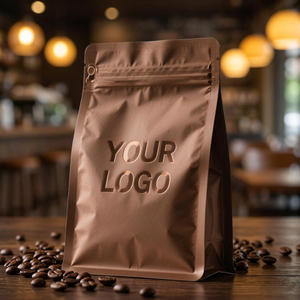 Bolsa de Café Personalizada, Impresa, de Grado Alimenticio, Ecológica, Reutilizable, con Fondo Plano, Válvula y Servicio OEM/ODM - Product Image 1
