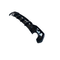 Pour BMW Série 4 G22 G26 2021-2025 MP Diffuseur arrière avec paquet M Pare-chocs en fibre de carbone noir brillant Assurance qualité