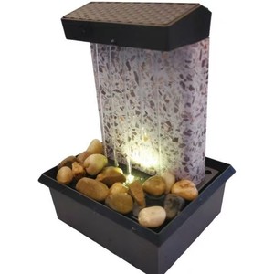 <span class=keywords><strong>Fontaine</strong></span> d'eau miniature de table facile à utiliser pour la maison, <span class=keywords><strong>fontaine</strong></span> d'eau zen de méditation intérieure avec un son apaisant de l'eau - Product Image 2