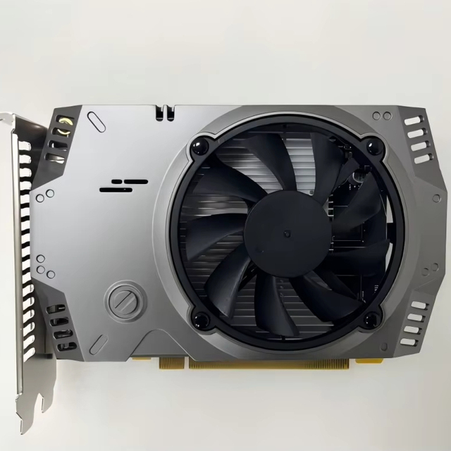 RX550 4GB GDDR5 1080p Gaming Graphics Card Low Budget Desktop Computer with Fan New GPU PCI Express 4.0 16X DirectX 12