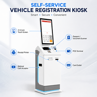 Kiosque d'inscription de véhicules en libre-service KER, terminal de paiement pour le renouvellement de la permise de conduire DMV avec écran tactile