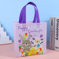 Sac à provisions non tissé laminé de haute qualité avec impression recyclée réutilisable avec logo personnalisé et poignée
