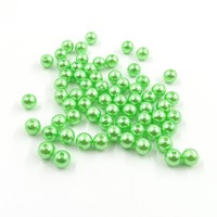 Perles acryliques rondes de 3 mm à 30 mm, 500 g, pour la fabrication de boucles d'oreilles, colliers, bracelets, perles artisanales DIY, perles avec trou, perles en vrac, fausses perles, strass