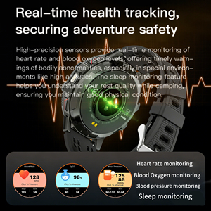 <span class=keywords><strong>Smartwatch</strong></span> GOTODO AI <span class=keywords><strong>Android</strong></span> <span class=keywords><strong>iOS</strong></span>, 17-22 Giorni di Autonomia, 5G GPS NFC, Tracker Fitness, Bussola, Calendario, Resistente all'Acqua 3ATM - Product Image 6