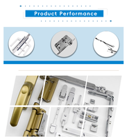 Puerta Doble Moderna de Aluminio de 90 mm PDP, Puerta Principal con Malla de Fibra de Vidrio para Exteriores, Hoteles, Hospitales y Almacenes