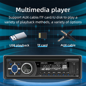 เครื่องเสียงติดรถยนต์แบบยูนิเวอร์แซล 1 Din เครื่องเล่น MP3 พร้อม RDS FM USB AUX - Product Image 6