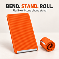Support de téléphone et tablette flexible, support de bureau pliable et réglable pour iPhone et iPad, support mains libres pour bureau et voyage