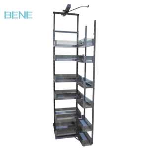 Modern Design Wide Pull-Out Tall Larder <b>Unit</b> Glass <b>Storage</b> Pantry Organizer Set Supplies for <b>Kitchen</b> Installation in Cabinets Pa - Product Image 6