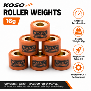 Juego de Rodillos Variadores de Alto Rendimiento Koso para Motocicleta, 18x14mm, para Scooter ATV GY6 125 GY6 150 152QMI 157QMJ 16 gramos - Product Image 4