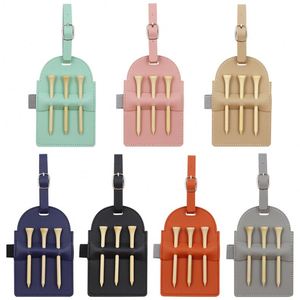 Organizador de Accesorios de Golf de Cuero PU en 8 Colores, Bolsa para Guardar Tees y Cinturón, Etiqueta Personalizada, Regalo Promocional Portátil y Moderno - Product Image 2