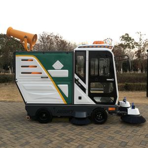 Máquina barredora de cuatro ruedas automática para exteriores, industrial, para limpieza de calles - Product Image 5