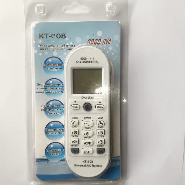 Universal Air Conditioner Remote KT E08 Which Is Very Popualr in South America Market