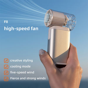 Ventilateur portable rechargeable à refroidissement instantané par semi-conducteurs, corps en alliage d'aluminium, mini ventilateur à refroidissement par glace, vente flash - Product Image 2