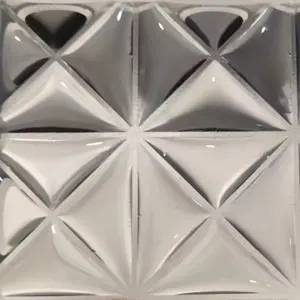 unique pattern colored hot melt glass supplier custom casted fluted casting glass