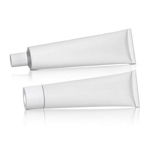 Tube de crème pour les mains vide en aluminium avec logo personnalisé WBG - Product Image 2