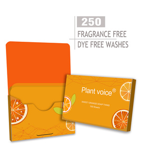 Wholesale Dissolving Disposable Pocket <strong>Soap</strong> <strong>Papers</strong> Portable Papier Savon Einweg Seife Scented Soluble Hand Wash <strong>Paper</strong> <strong>Soap</strong> - Product Image 2