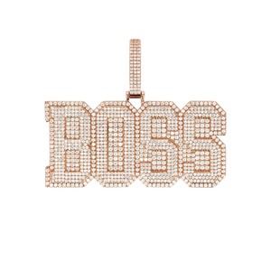 Custom VVS Diamond Brilliant Cut Iced Out Diamonds Hip Hop <b>Rapper</b> Iced Letter Pendants Unisex Alphabet Pendant - Product Image 1
