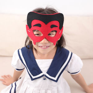 Maschera termoformante tessuto in feltro oem nero festa personalizzata halloween logo personalizzato colore <span class=keywords><strong>cartoon</strong></span> design - Product Image 5