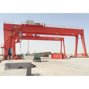 Heavy Electric Lifting Gantry <strong>Crane</strong> 20-30 Ton Double Girder with European Trolley Motor &amp; Engine Bearing Radio Control - Product Image 5