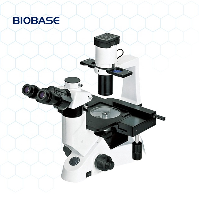 BIOBASE Inverted Monocular School Lab LED Illumination Biological Microscope