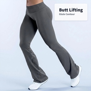 CIYING Vente en gros Leggings évasés sans couture pour femme, effet ventre plat, pour le sport et le yoga, avec effet push-up invisible - Product Image 3