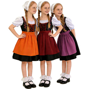Bavarian Traditional Dress For Children Oktoberfest Costume Set Polyester Material Europe America Southeast Asia Spring 2026 - Product Image 5