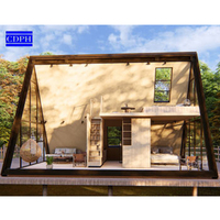 Villa préfabriquée de luxe moderne, structure en acier léger certifiée CE, structure imperméable, kits de maisons préfabriquées Villacampa Chine