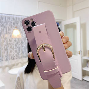 Instahot — coque de téléphone apple en cuir TPU souple, étui à poignet pour iPhone 12 <span class=keywords><strong>Pro</strong></span>, 11 <span class=keywords><strong>Pro</strong></span>, XS Max, XR, X, 6S, 7, 8 plus, <span class=keywords><strong>SE</strong></span> 2020 - Product Image 5