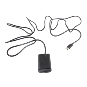 Adaptateur d'alimentation pour appareils photo ZV-E10 A6000 <span class=keywords><strong>NEX</strong></span>-3N <span class=keywords><strong>NEX</strong></span>-5N <span class=keywords><strong>NEX</strong></span>-5R <span class=keywords><strong>NEX</strong></span>-5T <span class=keywords><strong>NEX</strong></span>-6 <span class=keywords><strong>NEX</strong></span>-7 <span class=keywords><strong>NEX</strong></span>-C3 <span class=keywords><strong>NEX</strong></span>-<span class=keywords><strong>F3</strong></span>, batterie factice Type C NP-FW50 - Product Image 1