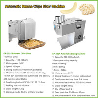 Chaîne de Production de Chips de Banane Machines à Fabriquer des Chips de Plantain Trancheuse Coupeuse de Concombres Oignons et Bananes Machine à Couper les Carottes