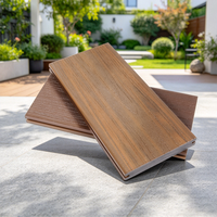 Planches de terrasse en WPC de deuxième génération co-extrudées, 140x21 mm, pour jardin et patio