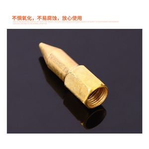 Buse de graissage neutre à pointe en forme de lance, en acier au carbone, de type manuel, pour accessoires de pistolet à graisse manuel - Product Image 2