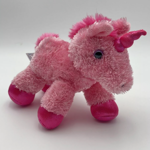 Peluche Licorne Rose Personnalisée Ultra Douce avec Rembourrage en Coton PP, Anti-Stress et Finition Lavée - Product Image 2