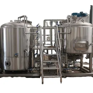 Honglin 600L 6HL 5BBL SUS304蒸気加熱2容器醸造所機器メーカー醸造