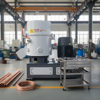 Machine d'agglomération plastique automatique à haute productivité pour le recyclage du PP/PE