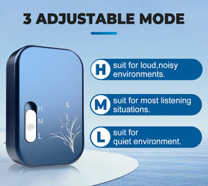 Draagbare digitale 2-kanaals gehoorversterker Hoge helderheid Ruisonderdrukking Oplaadbaar Lichtgewicht Comfortabel horen Horen - Product Image 3