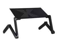 Support de table pliable en aluminium réglable pour ordinateur portable, ordinateur portable, refroidissement, bureau, plateau extensible