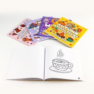 Vente en gros OEM directement de l'usine Livre de coloriage pour enfants imprimé sur mesure Livre de contes anglais Couverture rigide Papier offset Service de reliure parfait - Product Image 6