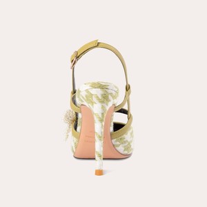 Sandali Estivi con <span class=keywords><strong>Tacco</strong></span> Alto a Quadretti <span class=keywords><strong>Verdi</strong></span> per Ragazze alla Moda, Personalizzabili, Punta Affusolata, Eleganti <span class=keywords><strong>Scarpe</strong></span> da Cerimonia - Product Image 4