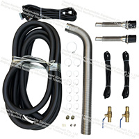 Chauffe-eau diesel à combustible NF 50 kW, haute puissance de préchauffage, démarrage à froid du moteur 24 V CC, chauffage de stationnement 50 kW