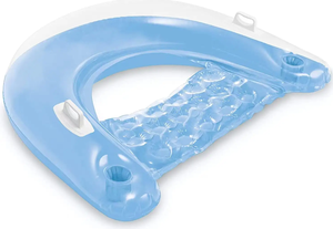 <span class=keywords><strong>Piscina</strong></span> su misura galleggia materasso <span class=keywords><strong>con</strong></span> due portabicchieri Sit e Lounge galleggiante gonfiabile acqua galleggiante all'aperto per adulti - Product Image 2