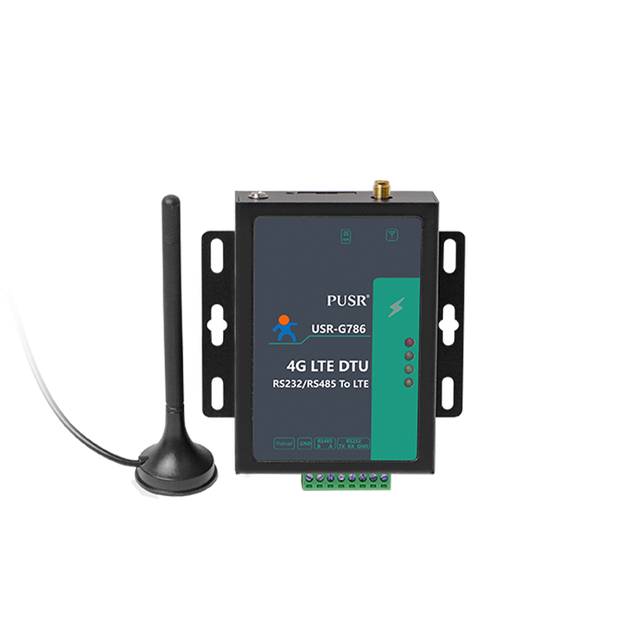 USR-G786-G Global Frequency RS485 RS232 Serial to 4G LTE M2M Wireless External Router with Global Bands