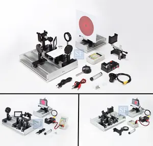 Conjunto de interferencia avanzada para experimentos de interferencia Michelson del espejo de Lioyd del anillo de Newton de la Física