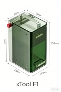 Grabador Láser Portátil Xtool Verde Menta, Diodo de 10W + IR de 2W - Product Image 2