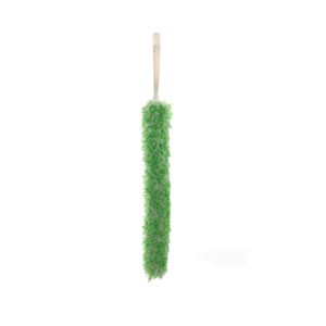 Accessoires de nettoyage pratique fabrication professionnelle <span class=keywords><strong>pas</strong></span> <span class=keywords><strong>cher</strong></span> ménage nettoyage vert doux microfibre plumeau avec manche court - Product Image 3
