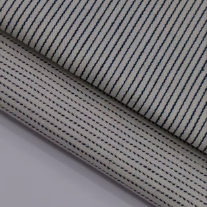 Nouveau <span class=keywords><strong>tissu</strong></span> en <span class=keywords><strong>lin</strong></span> coton polyester mélangé 5% <span class=keywords><strong>lin</strong></span> 60% coton 35% polyester rayé <span class=keywords><strong>tissu</strong></span> à la mode - Product Image 1