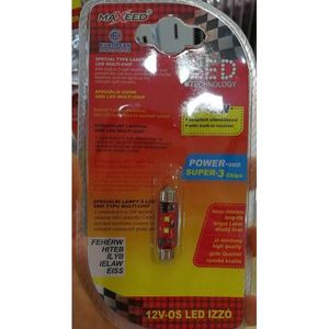 หลอดไฟ LED คอมพาสแบบสองหัว 39 มม. 2SMD 2525 สำหรับรถยนต์ - Product Image 1