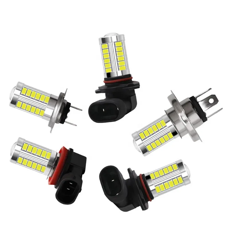 HAIZG H4 H7 LED 5630 33SMD 8W 33 LED車の電球ヘッドライト12V800lmDRLドライビングライトフォグライト