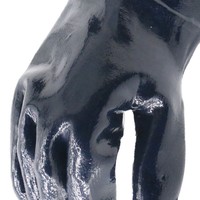 Gants de travail MaxiPact imperméables, entièrement enduits de nitrile lisse, résistants aux coupures niveau B, doublure en coton jersey, manchette de sécurité, usage intensif